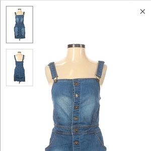 Wax Jean overalls jean dress